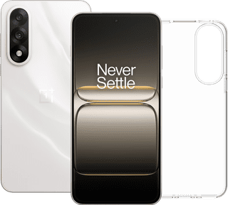 OnePlus Nord 5 256GB Weiß 5G + BlueBuilt Backcover Transparent