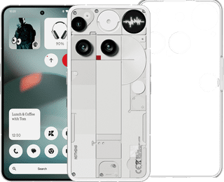 Nothing Phone (3) 512GB Weiß 5G + Just in Case Backcover Transparent