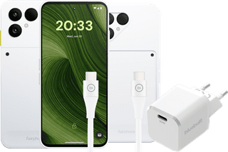 Fairphone 6 256GB White 5G + Complete Accessory Pack