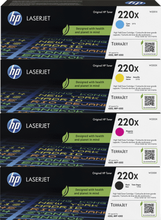 HP 220X LaserJet Toner Multipack