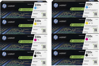 HP 220X LaserJet Toner Cartridge Combo Pack (2 units)