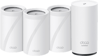 TP-Link Deco BE65 Pro 3er-Pack + Deco BE25 Outdoor