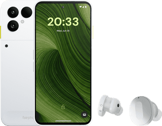 Fairphone 6 256GB White 5G + Fairphone Fairbuds True Wireless Earbuds White