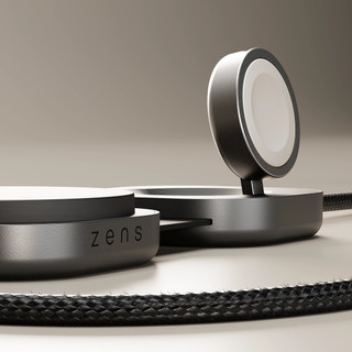 Zens Pro 3 Kabelloses Ladegerät 20 Watt mit USB-C-Kabel Schwarz