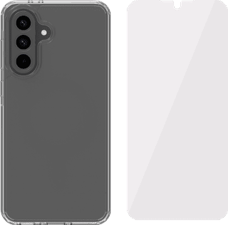 BlueBuilt Protective Backcover Samsung Galaxy A56 Transparent + Panzerglas