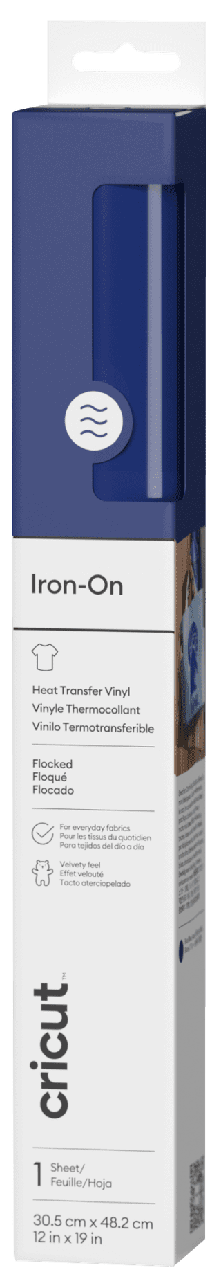 Cricut Flocked Iron-On Blue 30.5x48.3cm