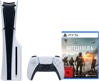PlayStation 5 Slim mit Laufwerk + Battlefield 6