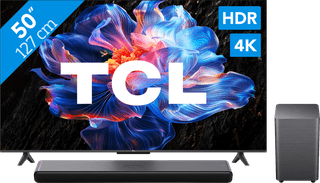 TCL 50 Zoll LED P61K 4K (2025) + TCL S55H 2.1 Soundbar