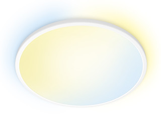 WiZ Ceiling Lamp SuperSlim - All Shades of White Light - White