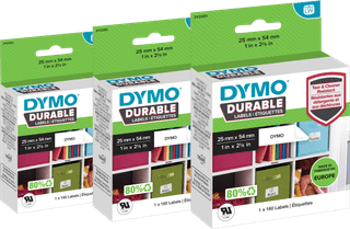 DYMO Durable LabelWriter Label 25x54mm 160 Units 3-pack