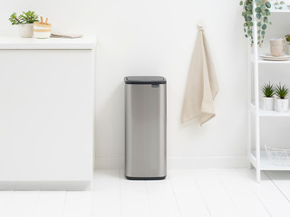Brabantia Bo Touch Bin 30 Liter Matt Steel Fingerprint Proof