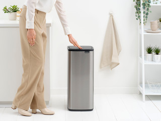 Brabantia Bo Touch Bin 30 Liter Matt Steel Fingerprint Proof