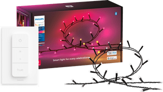 Philips Hue Festavia Lichterkette - 40 Meter - 500 LEDs + Philips Hue Dimmer