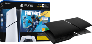 PlayStation 5 Slim Digital Edition Fortnite Bundle + Covers Black