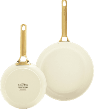 GreenPan Padova Reserve 20 + 26 cm Bratpfannenset Cream White