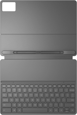 Lenovo Idea Tab Plus Tastaturhülle AZERTY Grau