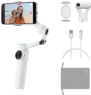 Insta360 Flow 2 Pro KI-Tracker Set Schneeweiß