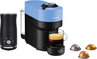 De'Longhi Nespresso Vertuo Pop ENV90.A + Pierre Milk Frother