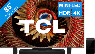 TCL 85 inches QD Mini-LED C81K 4K (2025) + TCL Q85H PRO