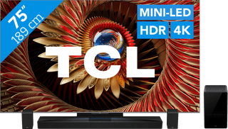 TCL 75 inches QD Mini-LED C81K 4K (2025) + TCL Q85H PRO