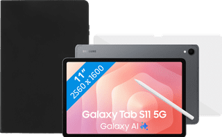 Samsung Galaxy Tab S11 11 Zoll 128GB Wi-Fi und 5G Grau Enterprise Edition + Schutzpaket