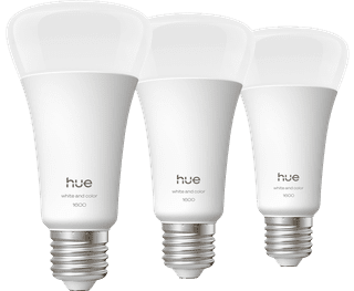 Philips Hue A67 White and Color 1600 lumens E27 3-pack