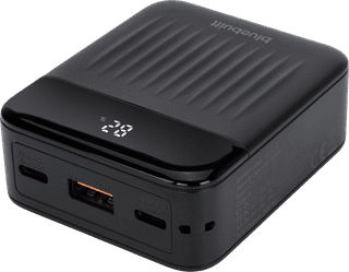 BlueBuilt Powerbank 10.000 mAh mit Schnellladefunktion Schwarz