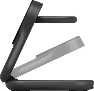 Belkin UltraCharge 3-in-1 MagSafe Kabelloses Ladegerät mit Ständer Qi2 25 W Schwarz