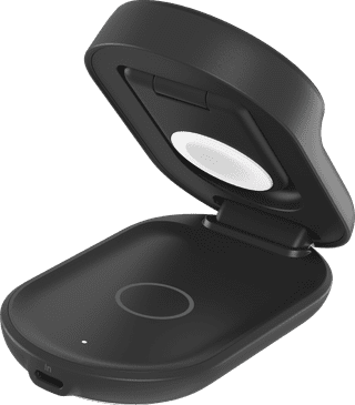 Belkin UltraCharge 3-in-1 MagSafe Kabelloses Ladegerät mit Ständer Qi2 25 W Schwarz