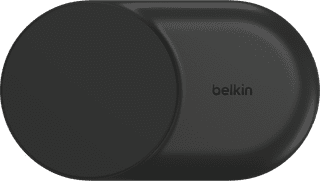 Belkin UltraCharge 3-in-1 MagSafe Kabelloses Ladegerät mit Ständer Qi2 25 W Schwarz