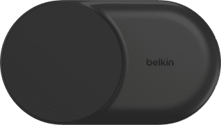Belkin UltraCharge 2-in-1 MagSafe Kabelloses Ladegerät mit Ständer Qi2 25 W Schwarz