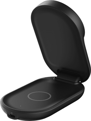 Belkin UltraCharge 2-in-1 MagSafe Kabelloses Ladegerät mit Ständer Qi2 25 W Schwarz