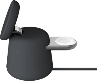 Belkin MagSafe und Qi2 2-in-1 Kabelloses Ladegerät 15 W mit Ständer Schwarz
