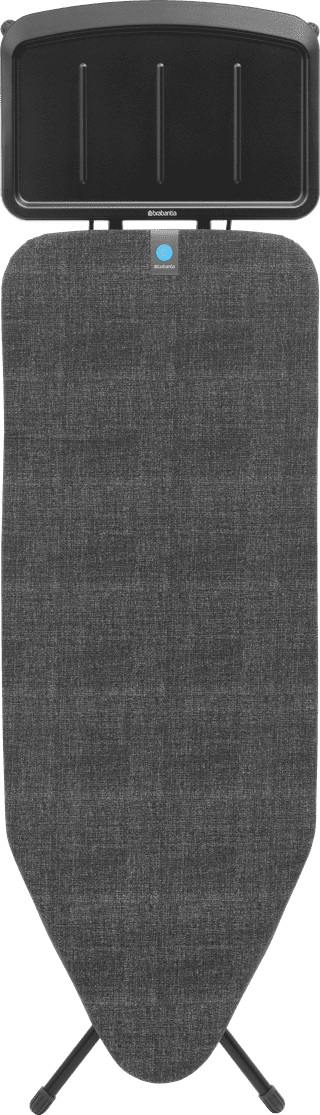 Brabantia Bügelbrett C 124 x 45 cm Denim Black Dampfeinheitablage