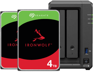 Synology DS725+ + Seagate IronWolf 4TB Duo Pack
