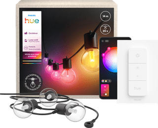 Philips Hue Festavia Globe Lichterkette - 14 Meter + Dimmer