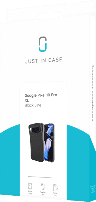 Just in Case Soft Design Google Pixel 10 Pro XL Backcover Schwarz