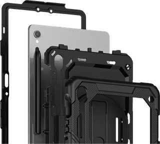 Just in Case Samsung Galaxy Tab S10 FE Plus Shock Proof Cover Black