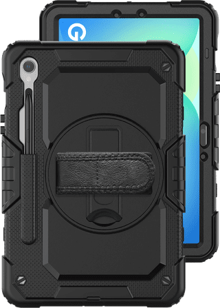 Just in Case Samsung Galaxy Tab S10 FE Plus Shock Proof Cover Black