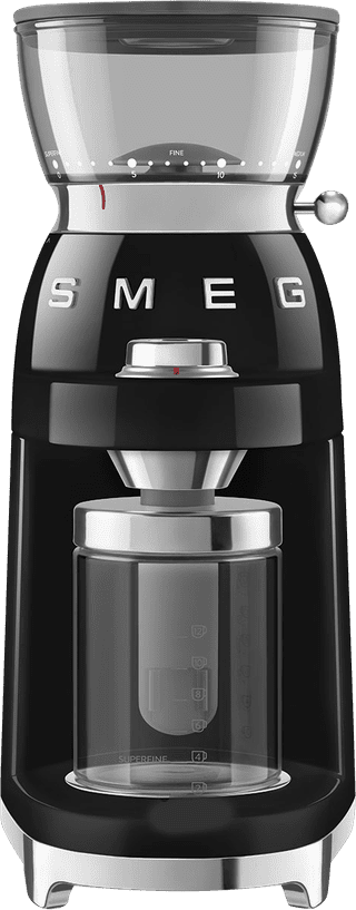 SMEG CGF03BLUE Schwarz