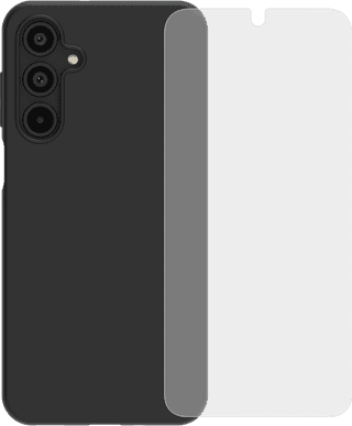 BlueBuilt Back Cover Samsung Galaxy A16 4G/5G Black + Screen Protector Glass