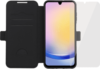BlueBuilt Samsung Galaxy A26 Book Case Schwarz + Panzerglas