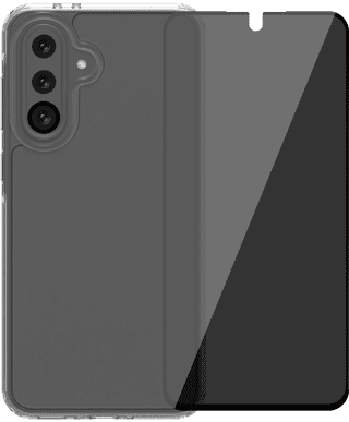 BlueBuilt Protective Cover Samsung Galaxy A36 Transparent + Privacy Panzerglas