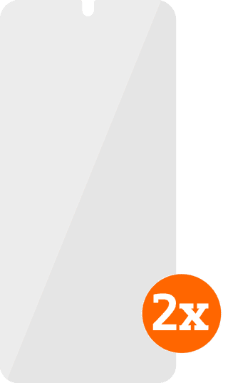 BlueBuilt Samsung Galaxy S25 FE Screen Protector Glass Duo Pack