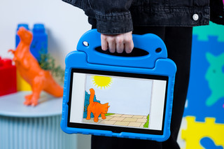 BlueBuilt Samsung Galaxy Tab A9 Plus Kids Cover Blau