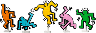 LEGO Art Keith Haring Tanzende Figuren 31216