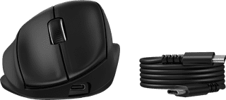HP Tilt Ergonomische Maus 720M Schwarz