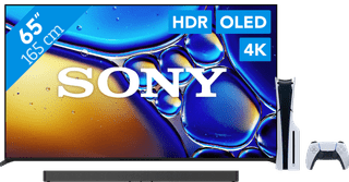 Sony 65 inches BRAVIA 8 II 4K QD-OLED + Sony BRAVIA Theatre Bar 8 Black + PlayStation 5