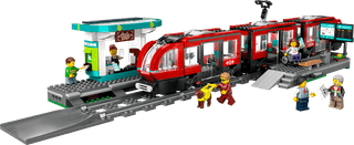 LEGO City Straßenbahn mit Haltestelle 60423