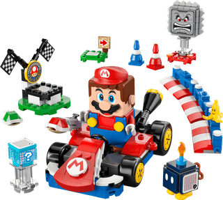 LEGO Super Mario Mario Kart interaktiver Mario und Standard-Kart 72043